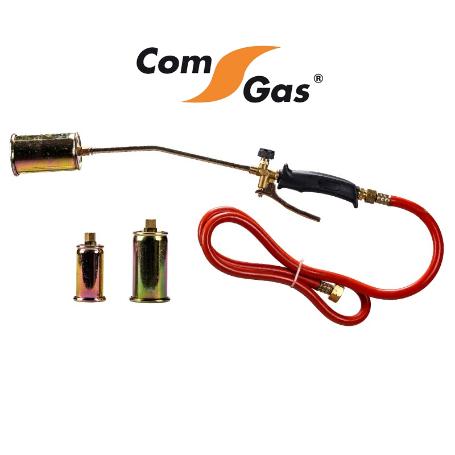 COMGAS KIT SOPLETE A MANGUERA 1.5 M CON GATILLO+3 BOQUILLAS 35-45-60MM CO22-0130