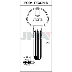 LLAVES JMA SEGURIDAD LATON MOD TC-1