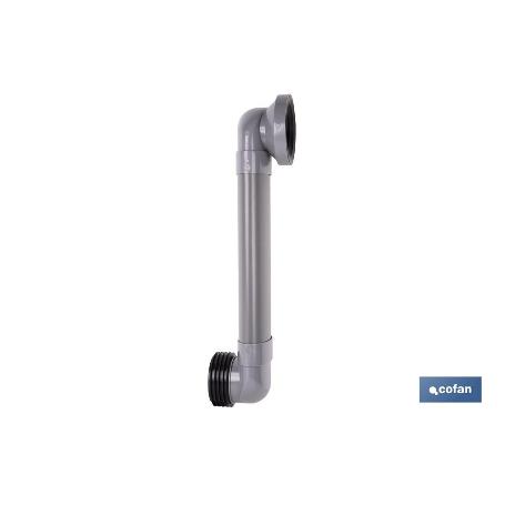 MANGUITO HORIZONTAL DE CONEXIÓN AJUSTABLE Ø90 - 90/110 MM 490-170MM