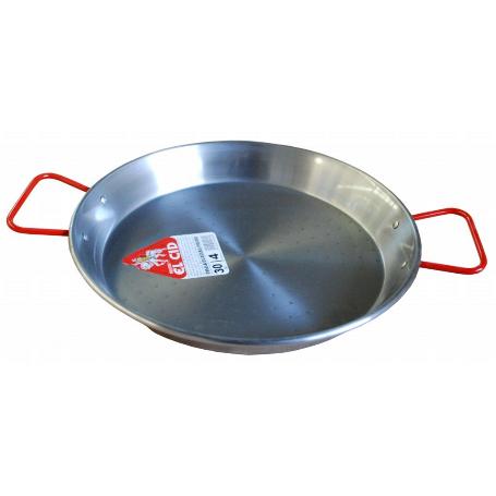 PAELLERA VALENCIANA DE 34 CM. PULIDA PARA 6 PERSONAS