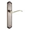 MANILLA JUEGO PLACA 260X47 MM PUERTAS ACABADO CUERO  MASTER BR