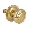 POMO TIRADOR ESFERICO PUERTAS  ENTRADA LATON BRILLO  85Ø   P-1 PVD (CAJA 2 UNIDADES)