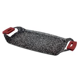 PLANCHA ALUMINIO FUNDIDO 46X25 C/ASAS
