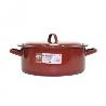 CACEROLA ESMALTE MARRON 34 CM