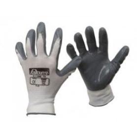 GUANTE NYLON  NITRILO GRIS T-10
