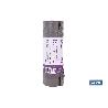 BOLSAS DE BASURA PERFUMADAS A LAVANDA CON AUTOCIERRE 55 X 86 CM G. 75 COLOR GRIS 15 UDS. 50 L