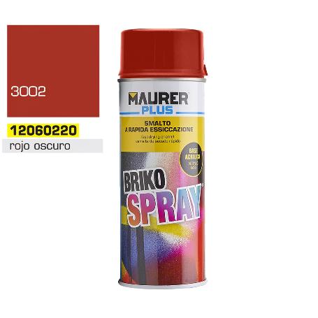 SPRAY PINTURA ROJO OSCURO CARMIN 400 ML.