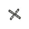 CRUCETAS WOLFPACK CRUZ 5 MM (BOLSA 250 PIEZAS)