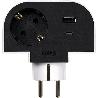 SIMON ADAPTADOR GIRATORIO PLUG1T + USB A+C 30 W CL610310