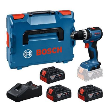 BOSCH TALADRO ATORNILLADOR IMPACTO BATERIA GSB18V-52 3XGBA5.0 06019S0128
