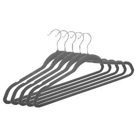 PERCHA TERCIOPELO 445 MM. (PACK 10 PIEZAS)