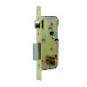CERRADURA 4200 50 MM LATONADO PALANCA DESLIZANTE PICAPORTE REVERSIBLE
