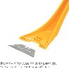 RASCAVIDRIOS PLASTICO AMARILLO HOJA 60 MM. RASQUETA VITROCERAMICA, RASCADOR VIDRIO, RASCADOR VITROCERAMICA,