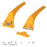 RASCAVIDRIOS PLASTICO AMARILLO HOJA 60 MM. RASQUETA VITROCERAMICA, RASCADOR VIDRIO, RASCADOR VITROCERAMICA,