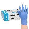 GUANTE DESECHABLE NITRILO AZUL  M 3,5 GMS. CAJA 100 UNIDADES.