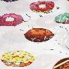 CORTINA DUCHA DONUTS 180X200CM. IMPERMEABLE