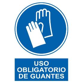 NORMALUZ SEÑAL LUMINISCENTE OBLIGATOR.USO GUANTES21X30 RD20003