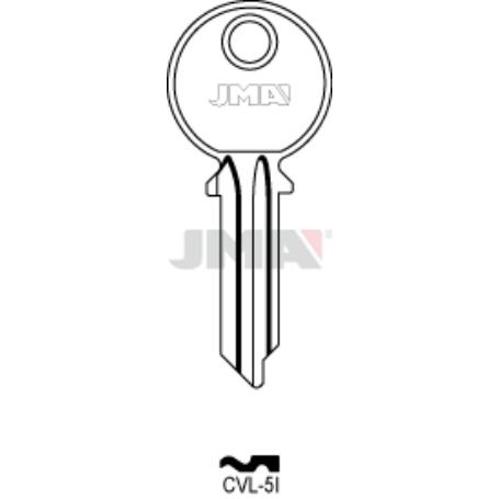 LLAVES JMA TIPO A MOD CVL-5I (CAJA 50 UNIDADES)