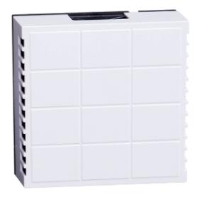 TIMBRE CUADRADO 240V - 80DEC. FUSIBLE BLANCO