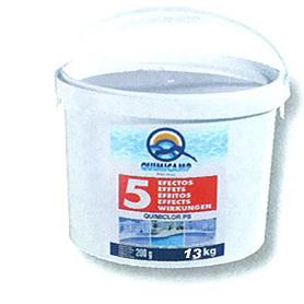 CLORO PASTILLAS 5 EFECTOS 250 GR 13 KG