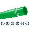 MANGUERA LATEX C/MALLA 15 MM VERDE 20 BAR