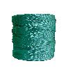 CUERDA TRENZADA 4MM.  VERDE 200MT