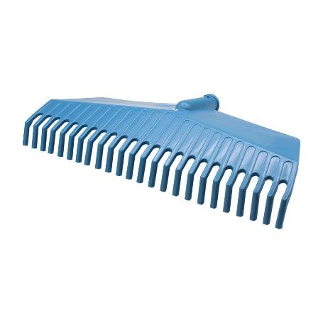 RASTRILLO RECTO 24 PUAS AZUL PLASTICO