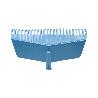 RASTRILLO RECTO 24 PUAS AZUL PLASTICO