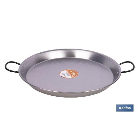 PAELLERA ACERO PULIDA Ø26CM
