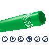 MANGUERA LATEX C/MALLA 19 MM VERDE 18 BAR