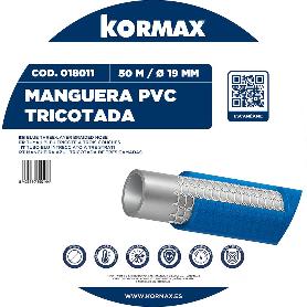 MANGUERA AZUL TRICOTADA 19 MM 17 BAR