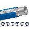 MANGUERA AZUL TRICOTADA 19 MM 17 BAR