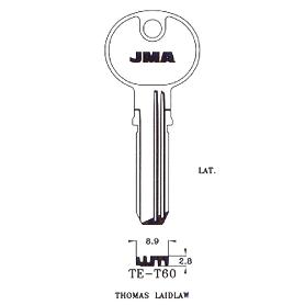 LLAVIN TE-T60 LATON SEGURIDAD