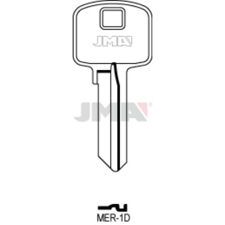 LLAVES JMA TIPO B MOD MER-1D (CAJA 50 UNIDADES)