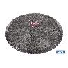 BAJOPLATO REDONDO DE COLOR PLATA MEDIDA 38 CM   CAJA 6 UNID.