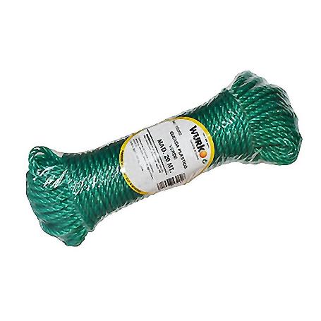 CUERDA PLASTICO 4 MM VERDE 20MT