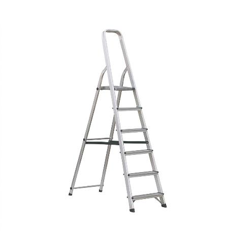 ESCALERA ALUMINIO 6 PELDAÑOS HOGAR EN131