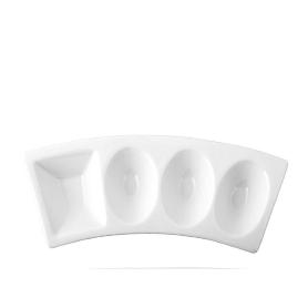 SALSERA FRANKFURT 4 COMPARTIMENTOS 21,5 CM ALAR SILICE 