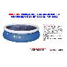 PISCINAS CUBIERTA SOLAR 300 CM PISCINAS STEEL PRO-FAST SET 58062-5824H