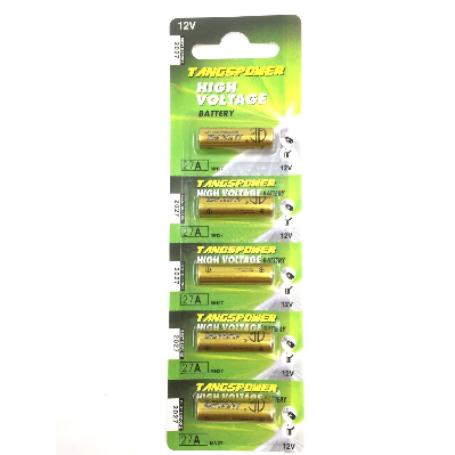 PILA ALCALINA G375/ 27A 12 V. SIN MERCURIO (BLISTER 5 PIEZAS)
