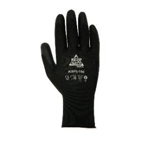 GUANTE POLIEST.NEGRO T-9 KSPU100