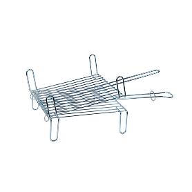 PARRILLA DOBLE ZINCADA 25X25 CM