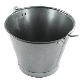 CUBO CHAPA GALVANIZADO ASA LISA 25 CM 6 L