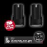 TIJERAS PODAR A BATERIA 16,8 VOLT. CON 2 BATERIAS 2 A/H. MANGO ENGOMADO, Ø CORTE 40 MM. CON MALETÍN