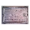 PUERTA CONTADOR 22X34 CM ALUMINIO + LLAVE