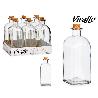 BOTELLA FRASCA VIDRIO + TAPON 1 LITRO