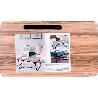BANDEJA CAMA METAL BAMBU 52X30X21 CM