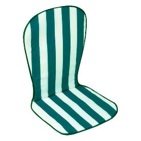 COJINES RESPALDO ALTO RAYA VERDE 88X40X2CM