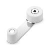 TOPE RETENEDEDOR GIRATORIO METAL BLANCO 2058-2
