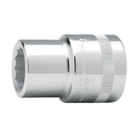 LLAVE VASO CUADRADILLO 3/4 BOCA BIHEXAGONAL SERIE CORTA METRICA M-30